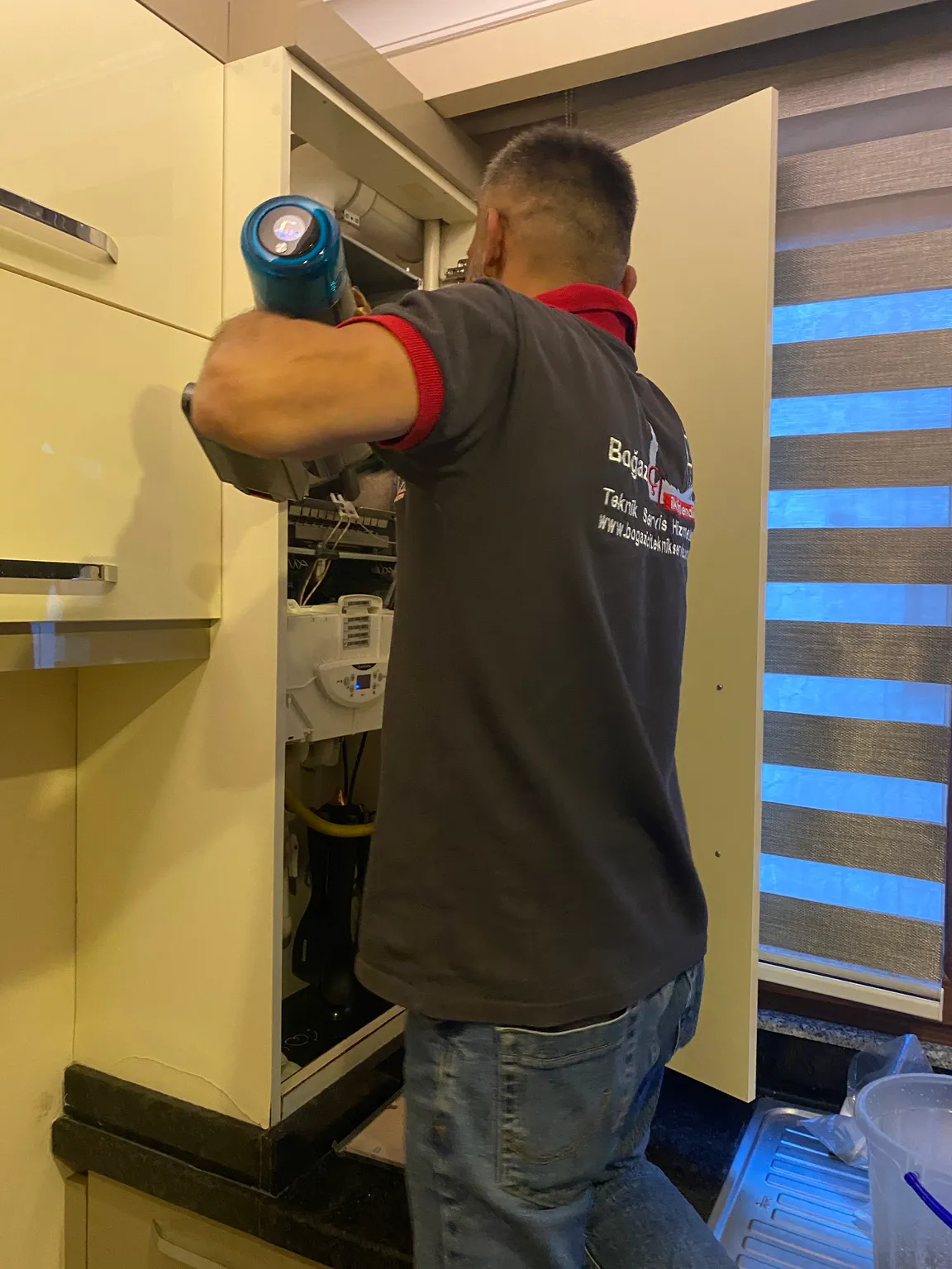 Ariston kombide servis müdahalesi
