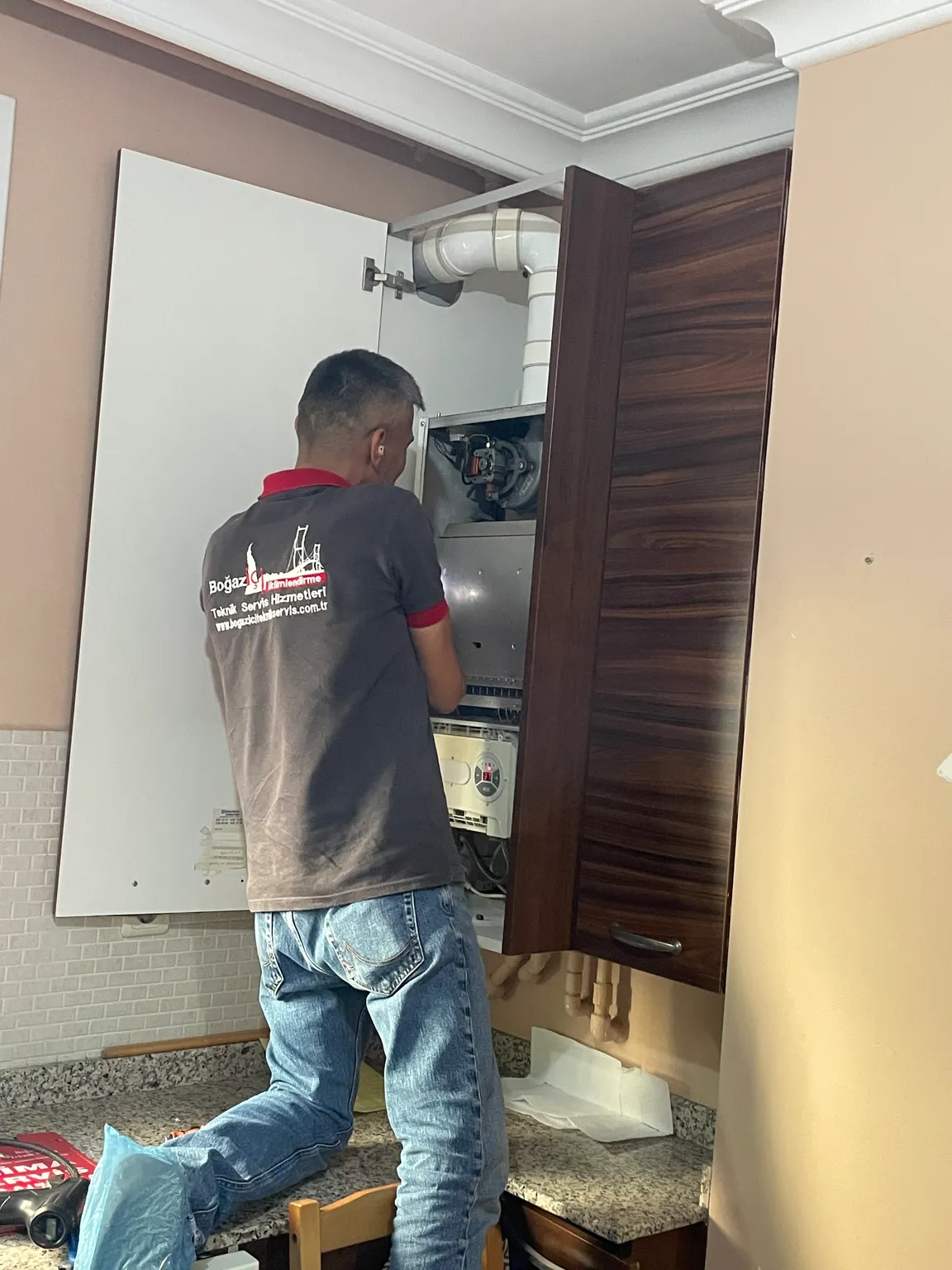 Protherm kombide gaz valfi değişimi